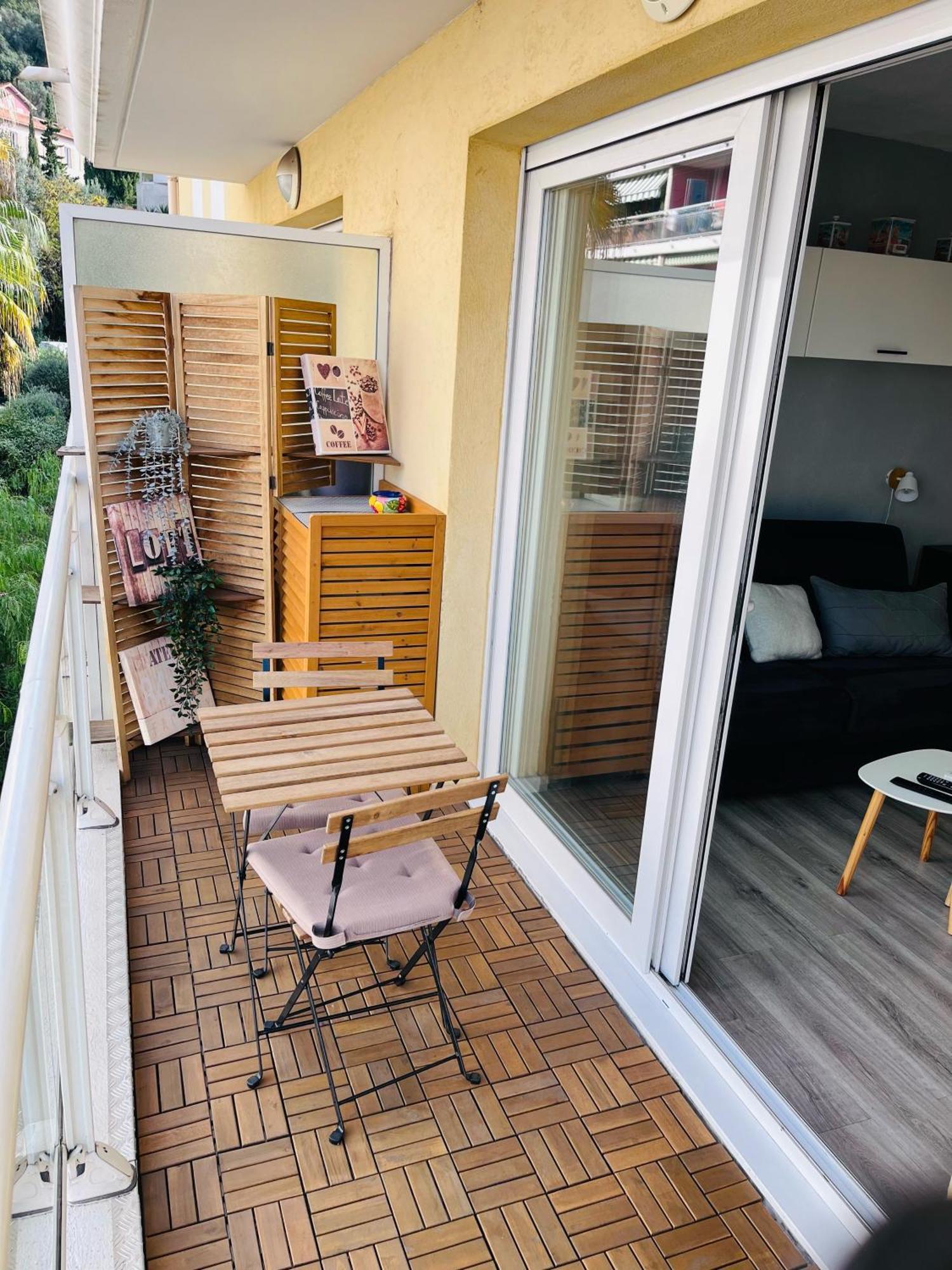 Studio Terrasse Et Parking Prive Nizza Exterior foto